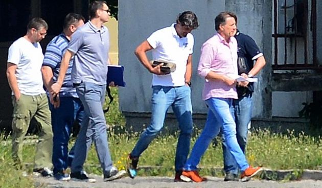 Braca Zoran i Zdravko Mamic privedeni u PNUSKOK na zagrebackim Oranicama. Photo: Marko Prpic/PIXSELL