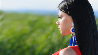 Anita Maričić u promociji modnih kreacija na Vranskom Jezeru (foto: Ivan Toman)