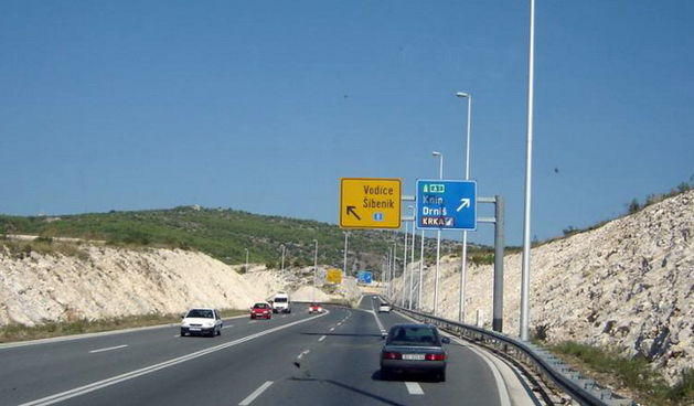 Sibenik: ulaz na autocestu A1