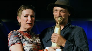 Split, 140811.
57.Splitsko ljeto.
Na zavrsetku splitskog ljeta u Galeriji Mestrovic dodjeljene nagrade “Judita” za najbolja ostvarenja na festivalu. Nagrade su dobili Marko Mandic/ glumac/ za dramsku izvedbu, Hari Zlodre/dirigent/ za glazbu i Simun Matisi