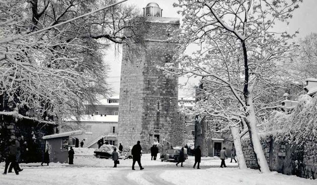 Ante Brkan, snijeg u Zadru