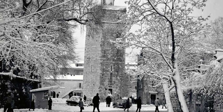 Ante Brkan, snijeg u Zadru