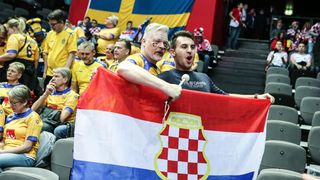 Spaladium Arena, Split – Europsko rukometno prvenstvo, skupina A, 1. kolo, Hrvatska – Srbija. Spaladium Arena, Split – Europsko rukometno prvenstvo, skupina A, 1. kolo, Hrvatska – Srbija.