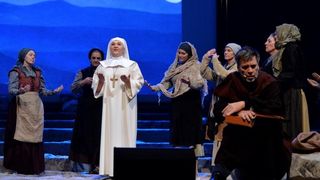 U koncertnoj dvorani Vatroslav Lisinski odrzana je premijera mjuzikla Mirakul. Photo: Marko Lukunic/PIXSELL U koncertnoj dvorani Vatroslav Lisinski odrzana je premijera mjuzikla Mirakul. Photo: Marko Lukunic/PIXSELL