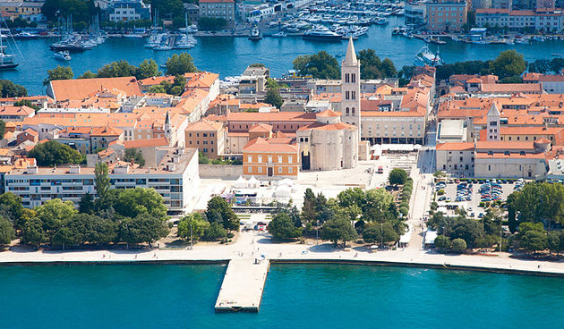 Grad Zadar iz zraka, foto: Leo Banić