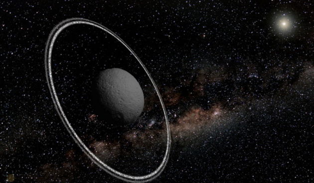 Asteroid Chariklo, foto: space.com