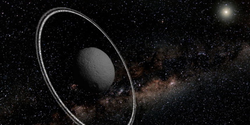 Asteroid Chariklo, foto: space.com Asteroid Chariklo, foto: space.com