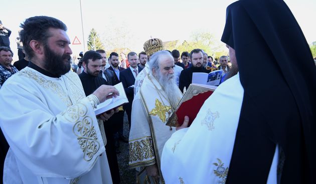 Patrijarh srpski Irinej blagoslovio obnovljeni Hram Svetog proroka Ilije u mjestu Mlaka