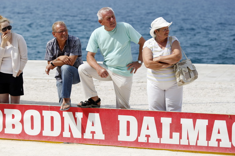 Zadar, 050611.
Na zadarskoj rivi zapocelo je prvenstvo Dalmacije u balotama koje organizira Slobodna Dalmacija. 
Prijavljeno je ukupno 19 ekipa.
Foto: Jure Miskovic / CROPIX