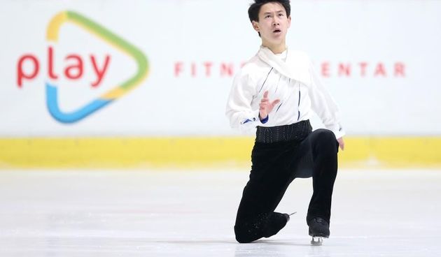 Zagreb, Ledena dvorana Doma sportova – 48. Zlatna pirueta Zagreba 2015. Kratki program, muski. Denis Ten, Kazahstan. Photo: Igor Kralj/PIXSELL
