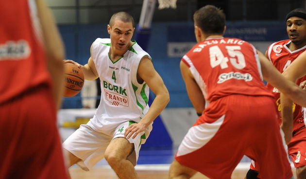 Zadar, 260311
Dvorana Jazine,  drugo kolo A1 lige za prvaka Borik Puntamika – Cedevita. Na fotografiji  : Ivan Mikulic Puntamika.
Foto : Andrija Lucic / cropix