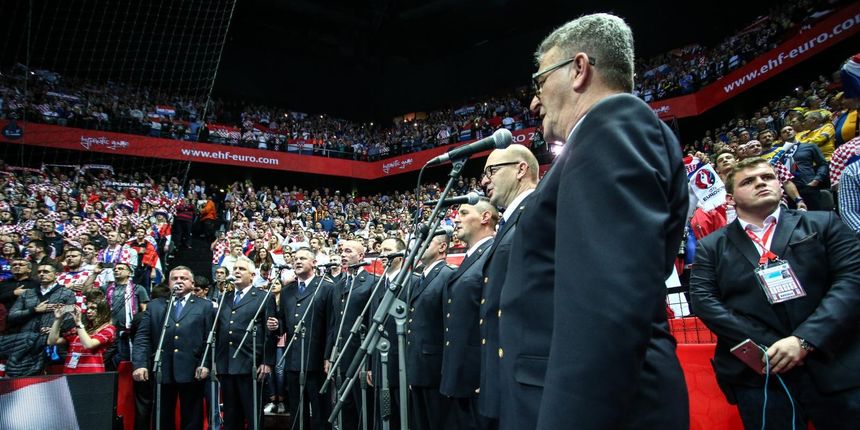 Spaladium Arena, Split – Europsko rukometno prvenstvo, skupina A, 1. kolo, Hrvatska – Srbija. Spaladium Arena, Split – Europsko rukometno prvenstvo, skupina A, 1. kolo, Hrvatska – Srbija.