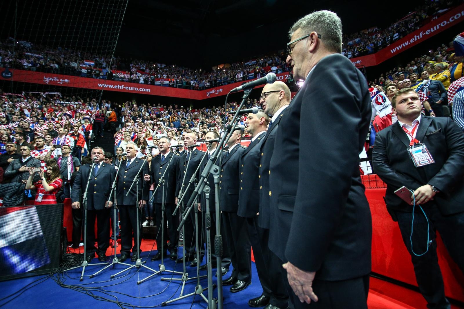 Spaladium Arena, Split – Europsko rukometno prvenstvo, skupina A, 1. kolo, Hrvatska – Srbija. Spaladium Arena, Split – Europsko rukometno prvenstvo, skupina A, 1. kolo, Hrvatska – Srbija.