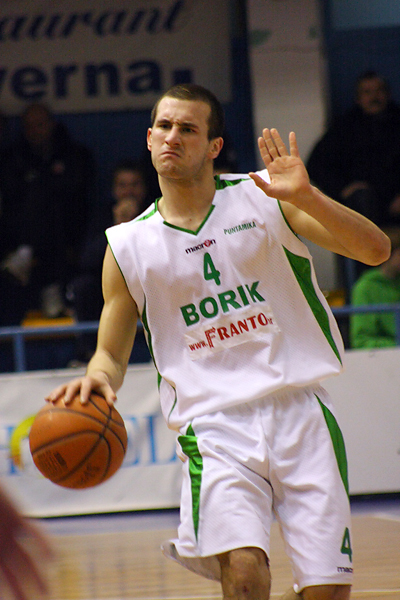 Teo Petani, KK Borik-Puntamika – KK Vrijednosnice Darda (Foto:Saša Čuka)