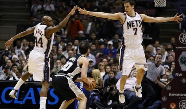 Ginobili i Nachbar (Foto:Reuters)