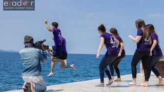 Ludijada zadarskih maturanata na Pozdravu suncu i Morskim orguljama