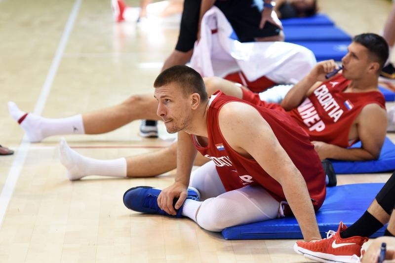 Prvi trening košarkaških reprezentativaca u Svetom Martinu na Muri