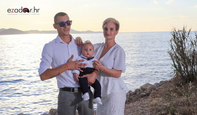 Anđela Tičić s obitelji