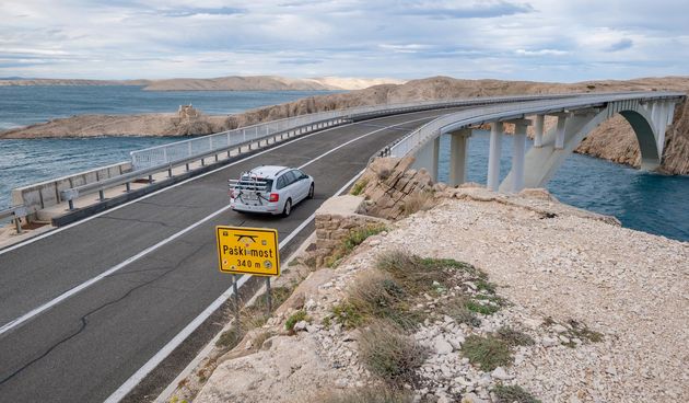 Olujna bura @ Paški most