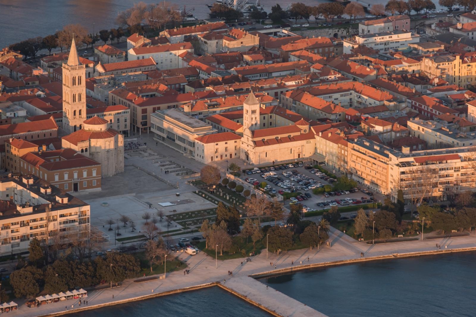 Zadar iz zraka, panorama Zadra Zadar iz zraka, panorama Zadra