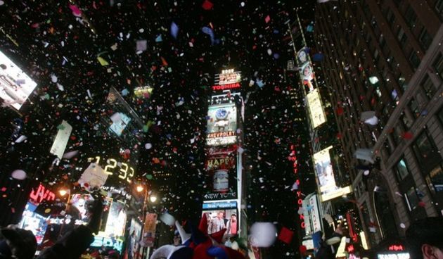 Doček Nove 2009. godine u New Yorku