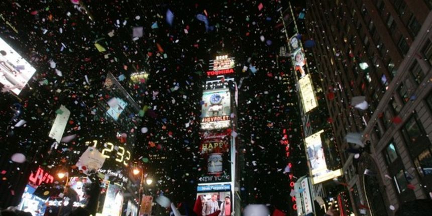 Doček Nove 2009. godine u New Yorku