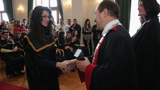 Promocija diplomiranih studenata, 7. ožujka 2009. (foto: Marin Gospić)
