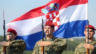 Generalna proba na kninskoj tvrđavi uoči svečane proslave 23. obljetnice VRO Oluja