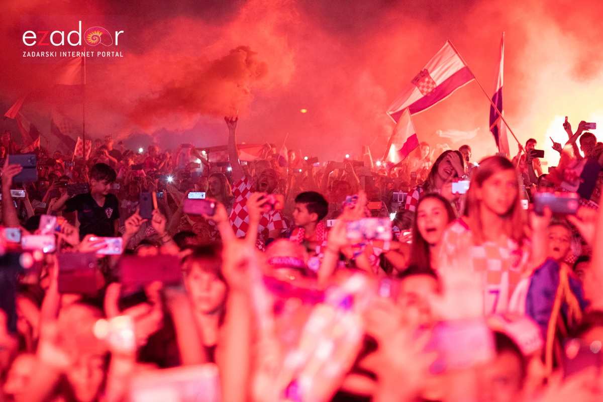 Veličanstven doček četvorice zadarskih Vatrenih Veličanstven doček četvorice zadarskih Vatrenih