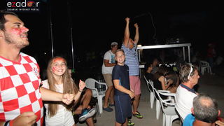 Bibinje: Navijanje za Vatrene i fešta nakon pobjede nad Engleskom