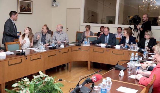 U Saboru RH odrzana je 100. tematska sjednica Odbora za financije i drzavni proracun, na kojoj je raspravljano o problemu kredita u svicarskim francima. Photo: Patrik Macek/PIXSELL