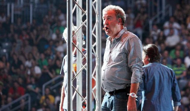 Zagreb – U Areni odrzan veliki automobilisticki spektakl Top Gear Live, koji se temelji na kultnoj BBC-jevoj seriji voditelja Jeremyja Clarksona. Jeremy Clarkson, Richard Hammond, James May. Photo: Goran Jakus/PIXSELL