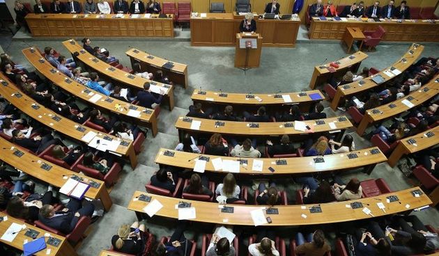 Hrvatski sabor, sabornica, Photo: Patrik Macek/PIXSELL