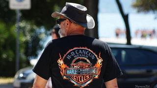 Nekoliko stotina vlasnika kultnih Harley Davidsona danas je posjetilo Zadar, Foto: Nevera ZD