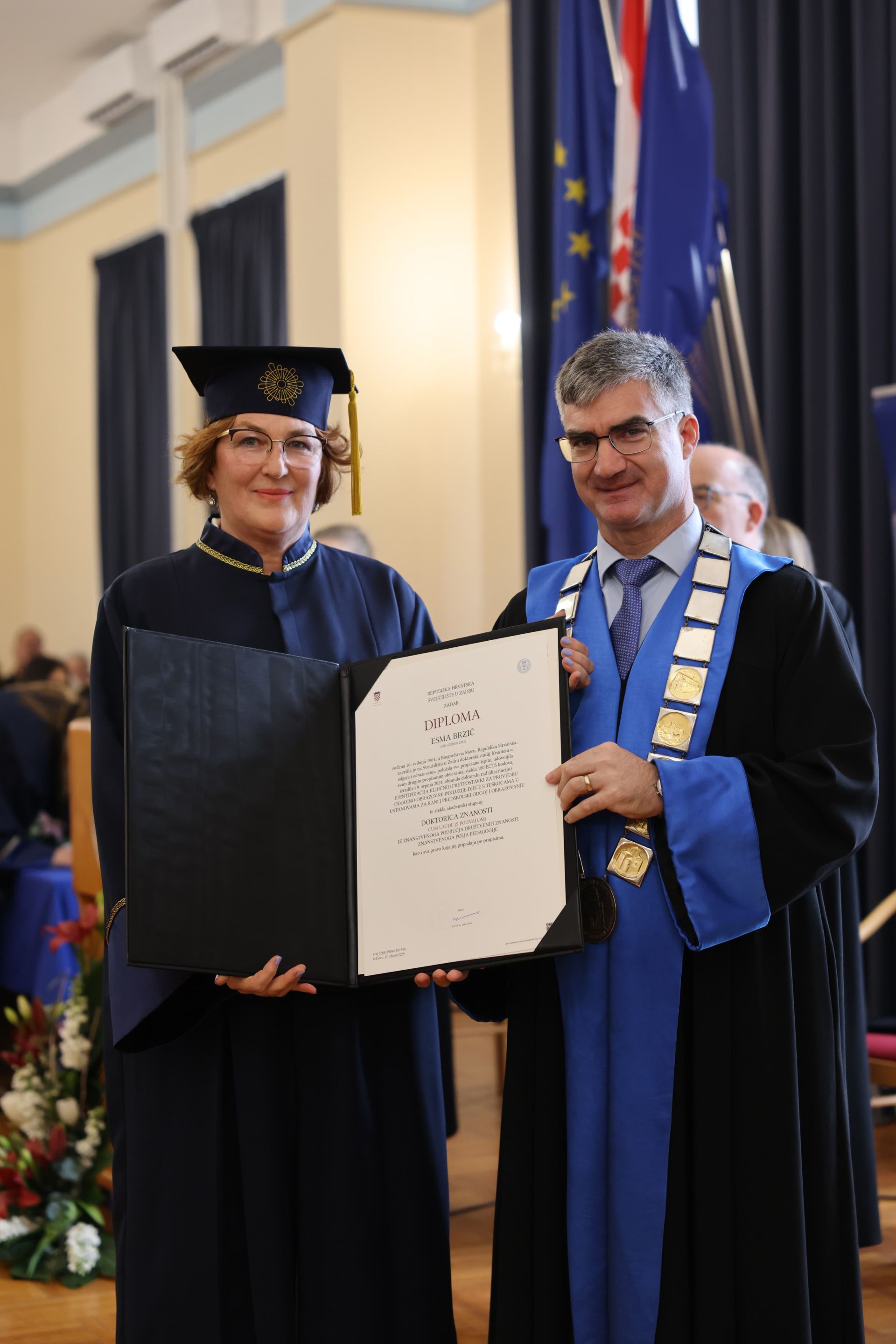 Svečana promocija specijalista i doktora znanosti na Sveučilištu u Zadru Svečana promocija specijalista i doktora znanosti na Sveučilištu u Zadru