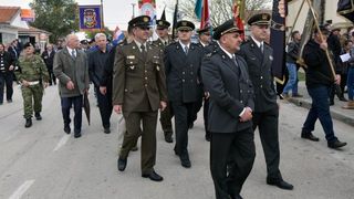 Obilježena 24. obljetnica stradanja mještana i branitelja Škabrnje, Foto: Dino Stanin/PIXSELL Obilježena 24. obljetnica stradanja mještana i branitelja Škabrnje, Foto: Dino Stanin/PIXSELL