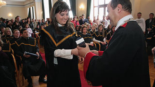 Promocija diplomiranih studenata, 7. ožujka 2009. (foto: Marin Gospić)