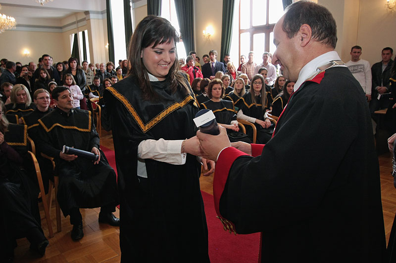 Promocija diplomiranih studenata, 7. ožujka 2009. (foto: Marin Gospić)