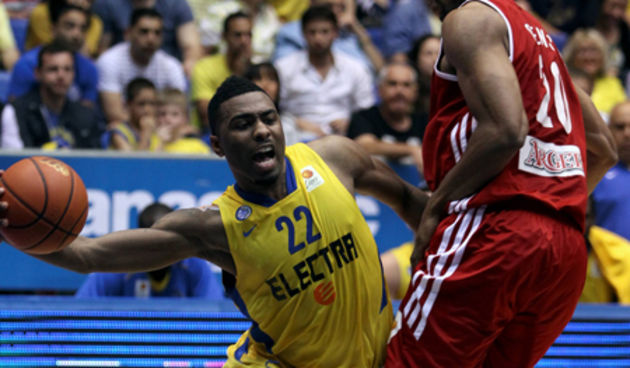 Langford i Owens, foto: maccabi.co.il