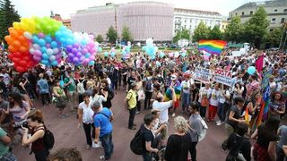 Održan je XV Zagreb Pride pod motom Još Hrvatska ni propala. Photo: PIXSELL Održan je XV Zagreb Pride pod motom Još Hrvatska ni propala. Photo: PIXSELL
