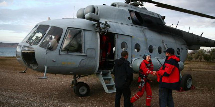 Procelnik HGSS Vinko Prizmic docekuje spasavatelje HGSSa | Autor: Zoran Erceg