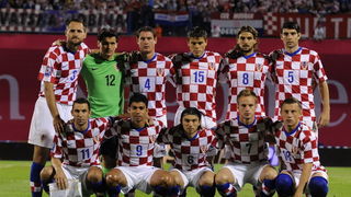 Zagreb, 050909. Stadion Maksimir, kvalifikacijska utakmica skupine 6 za Svjetsko nogometno prvenstvo u Juznoafrickoj Republici, susret reprezentacija Hrvatske i Bjelorusije. Na slici: Reprezentacija Hrvatske. Foto: Damir Krajac / CROPIX