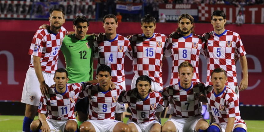 Zagreb, 050909. Stadion Maksimir, kvalifikacijska utakmica skupine 6 za Svjetsko nogometno prvenstvo u Juznoafrickoj Republici, susret reprezentacija Hrvatske i Bjelorusije. Na slici: Reprezentacija Hrvatske. Foto: Damir Krajac / CROPIX