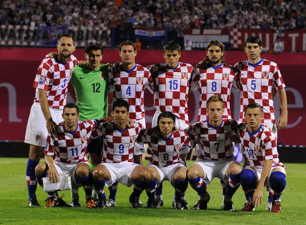 Zagreb, 050909. Stadion Maksimir, kvalifikacijska utakmica skupine 6 za Svjetsko nogometno prvenstvo u Juznoafrickoj Republici, susret reprezentacija Hrvatske i Bjelorusije. Na slici: Reprezentacija Hrvatske. Foto: Damir Krajac / CROPIX