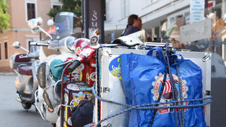 Vespaši zauzeli Biograd, foto: Vinko Pešić