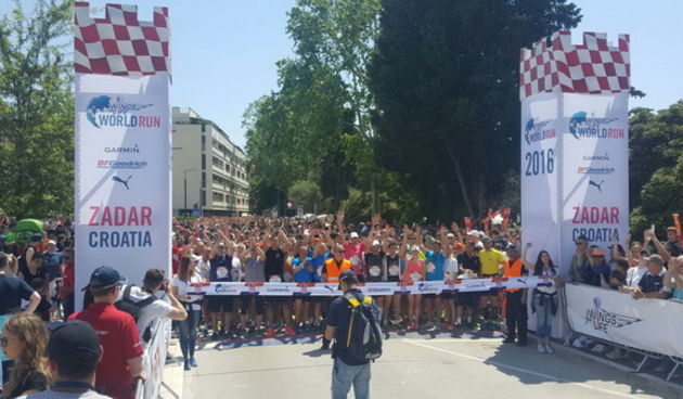 7 tisuća trkača startalo u zadarskoj utrci Wings for Life World Run