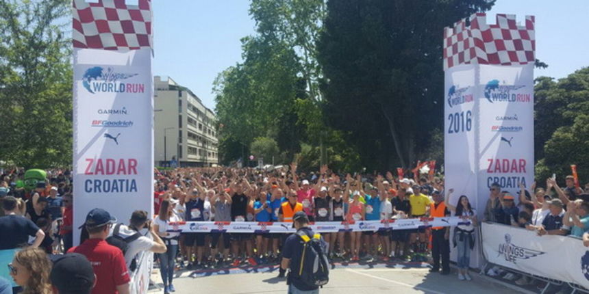 7 tisuća trkača startalo u zadarskoj utrci Wings for Life World Run 7 tisuća trkača startalo u zadarskoj utrci Wings for Life World Run