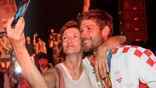 Veličanstveni doček zadarskih zlatnih olimpijaca Šime Fantele i Igora Marenića na zadarskoj rivi uz Morske orgulje i Pozdrav suncu. Photo: Dino Stanin/PIXSELL Veličanstveni doček zadarskih zlatnih olimpijaca Šime Fantele i Igora Marenića na zadarskoj rivi uz Morske orgulje i Pozdrav suncu. Photo: Dino Stanin/PIXSELL