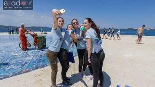 Ludijada zadarskih maturanata na Pozdravu suncu i Morskim orguljama
