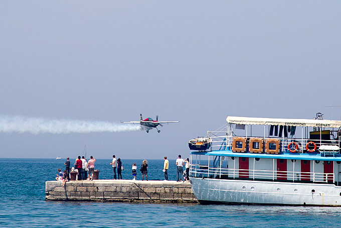 Snimanje reklame za Adria Air Race 2011. nad zadarskim Poluotokom, Foto: Leo Banić ć Snimanje reklame za Adria Air Race 2011. nad zadarskim Poluotokom, Foto: Leo Banić ć